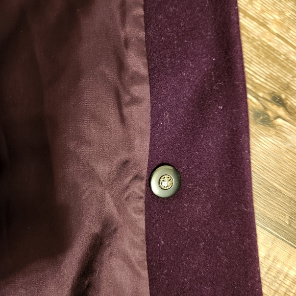 Alfred Dunner purple wool trench coat Size 18 - Picture 12 of 12